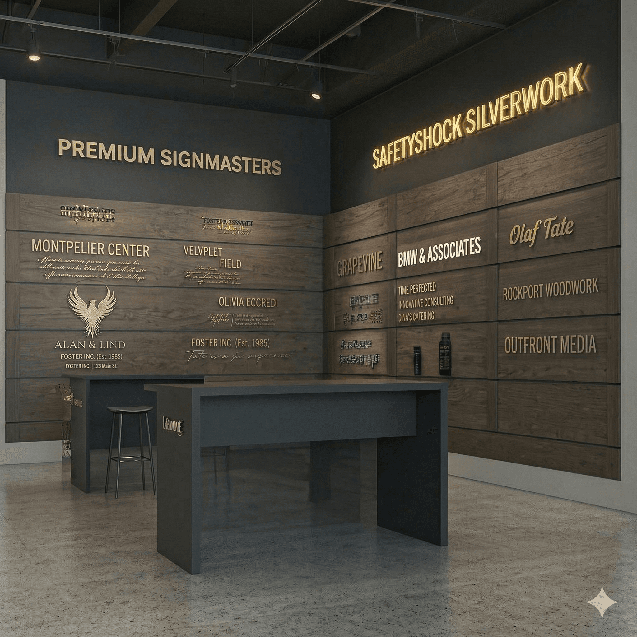 Premium Signage Showroom