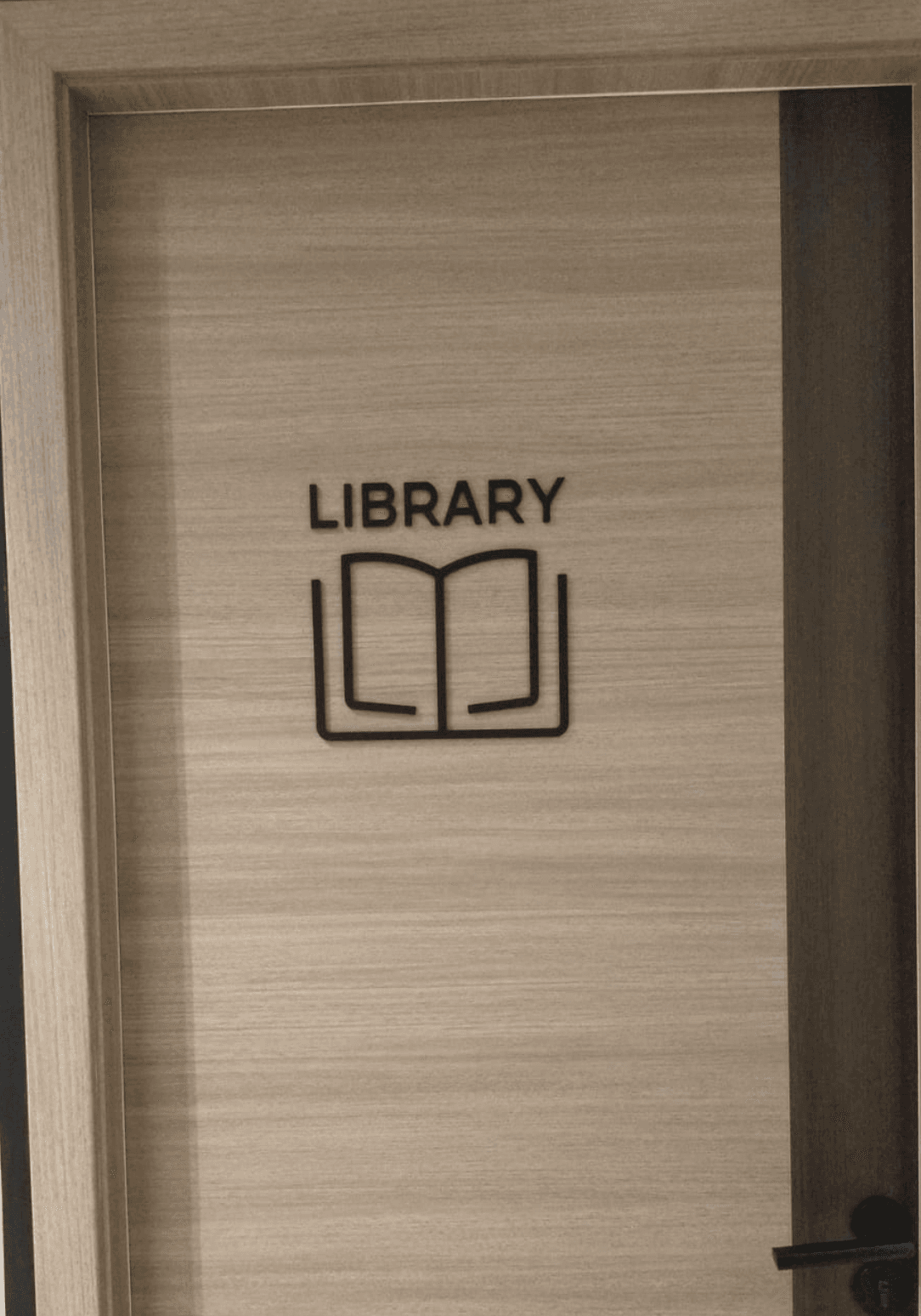 Indoor office signage environment